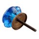 Royal Blue Melon Glass Cabinet Knob