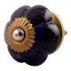 Navy Blue Melon Glass Cabinet  Knob Online