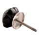 Black Melon Glass Dresser  Knob Online