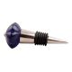 Navy Blue Melon Glass Wine Stopper