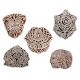 Set of 5 Piece New Mix Wooden Printing Block