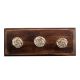 Rose Aluminium Wooden Hooks