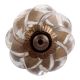Clear Interior Cut Glass Knobs