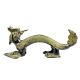 Brass Patina Dragon Door Handle