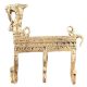 Dhokra Brass Camel with 3 Hooks
