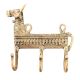 Dhokra Brass Cow Shaped Key 3 Wall Hooks