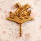 Brass Duck Four Ducklings Wall Hooks
