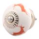 Peach Running Rein Deer Pattern Ceramic Drawer Knob Online 