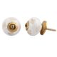 White Etched Ceramic Knob-23