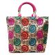 Floral Brocade Party Bag Pink Handbag 