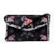 Black Handpainted Elephant Shoulder Bag