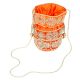 Orange Designer Potli Bag