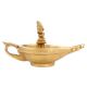 Brass Diya Oil Lamp with Ganesha Statue