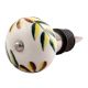 Olive county Leaf Ceramic Wine Stopper