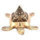 Brass Three Stage Vaastu Feng Shui Pyramid on Tortoise
