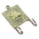 Green Brass Elephant Wall Hooks