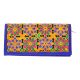 Blue Floral Hand embroidered Clutch Purse