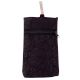 Black Floral Mini Purse / Mobile Pouch For Womens Hook