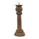 Rustic Handmade Brass Candlestick