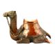Ethnic Brass Sitting Camel Showpiece