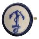 Anchor Flat Ceramic Cabinet Knob Online 