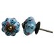 Blue Floral Knob