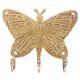 Vintage Style Brass Butterfly Wall Hooks