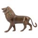 Handcrafted Standing Lion Brass Statue