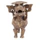 Brass Foo Dog Candle Holder