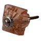 Pink Glass Square Cut Cabinet Knob Online