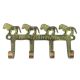 Lion Design 4 BrassÂ Hooks