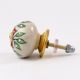Red Poinsettia Flower Ceramic Drawer Knob Online