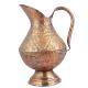 VintageÂ Repousse Copper Water Pitcher Jug