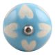 Turquoise Etched Ceramic Wine Stopper