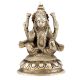 Brass Laxmi Statue Sitting on Lotus Flower