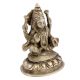 Brass Laxmi Statue Sitting on Lotus Flower