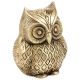Brass Standing Owl Statue
