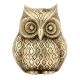 Brass Standing Owl Statue