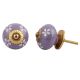 Purple Flower Knob