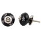 Black Flower Knob