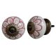 Dark Pink Sunflower Knob