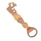 Brass Dragon Bottle Opener with Patina
