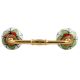 Green Clove Flower Ceramic Bridge Handle