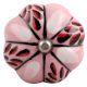 Red And Black Leaf Ceramic Wine Stopper
