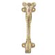 Brass Sheep Designed Door Handle with Patina