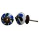 Blue Green Flower Knob