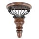 D Shape Wooden & Wrought Iron Wall Bracket
