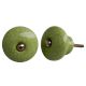 Green And Black Crackle Ceramic Cabinet Knob