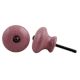 Pink Black Crackle Ceramic Dresser Knob Online