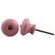 Pink Ceramic Knob